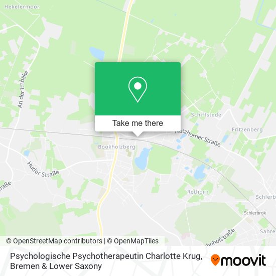 Psychologische Psychotherapeutin Charlotte Krug map