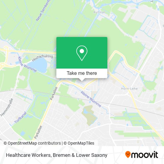 Healthcare Workers map