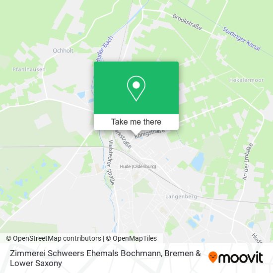 Zimmerei Schweers Ehemals Bochmann map