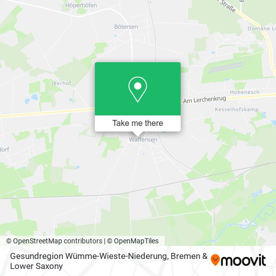 Gesundregion Wümme-Wieste-Niederung map