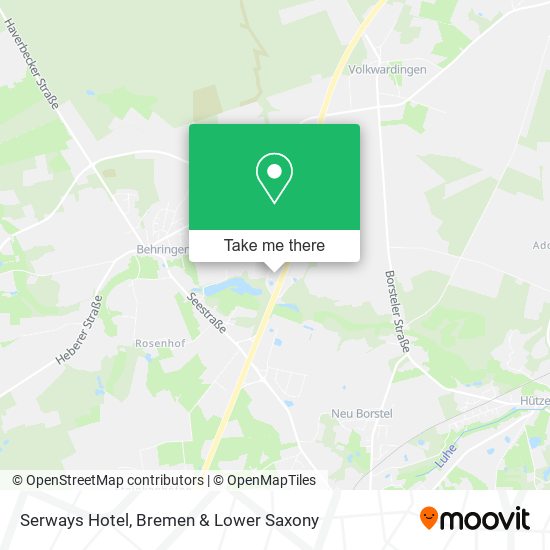 Serways Hotel map