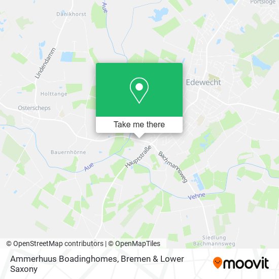 Ammerhuus Boadinghomes map