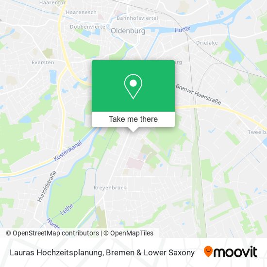 Lauras Hochzeitsplanung map