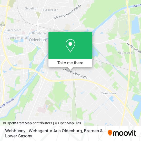 Webbunny - Webagentur Aus Oldenburg map