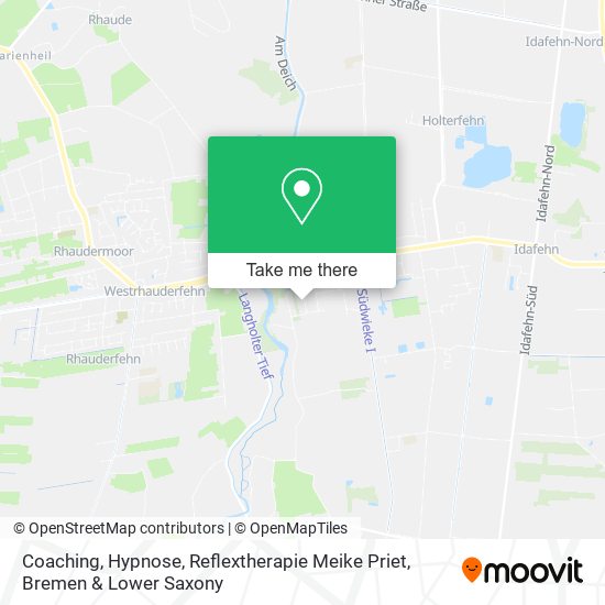 Coaching, Hypnose, Reflextherapie Meike Priet map