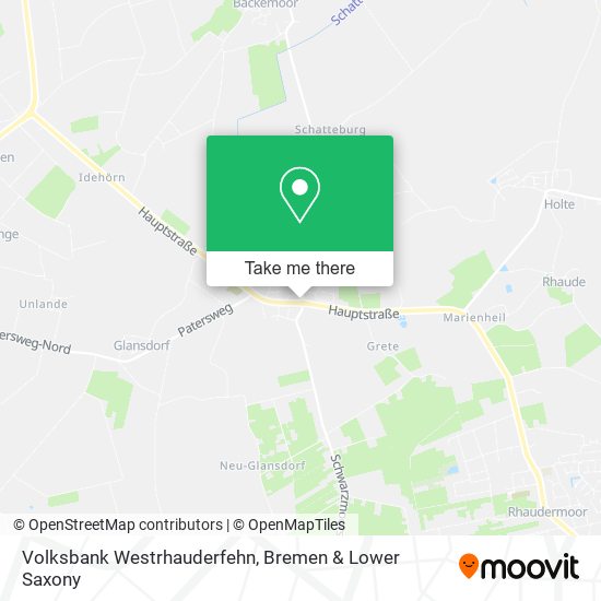 Volksbank Westrhauderfehn map