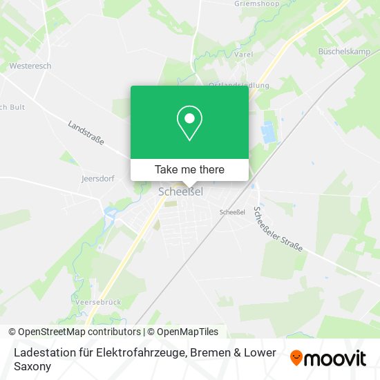 Ladestation für Elektrofahrzeuge map