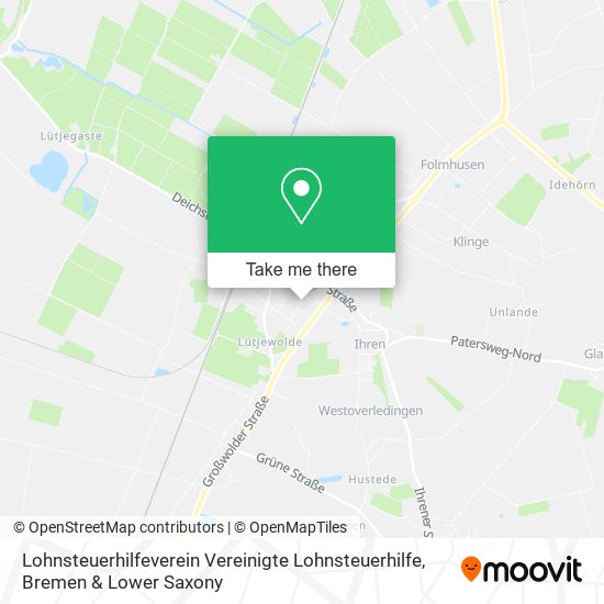 Lohnsteuerhilfeverein Vereinigte Lohnsteuerhilfe map