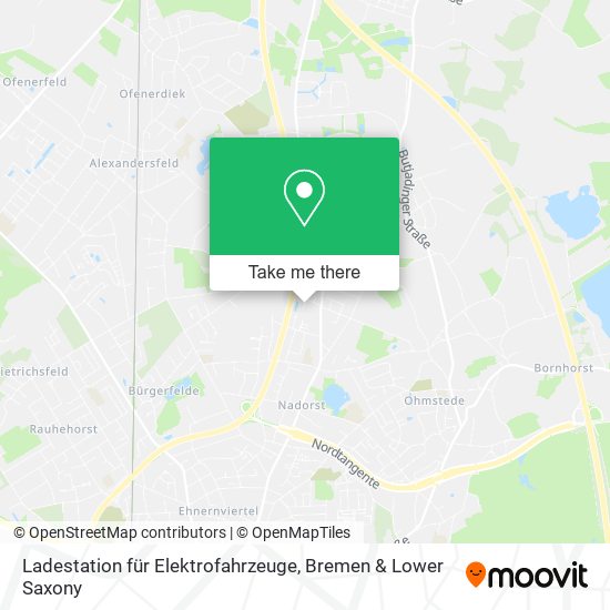 Ladestation für Elektrofahrzeuge map