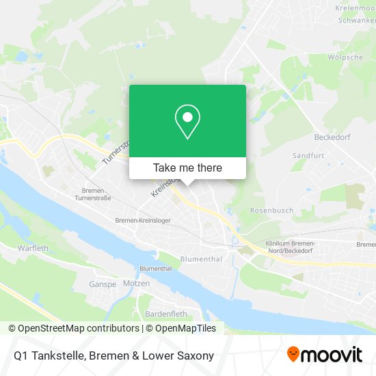 Q1 Tankstelle map