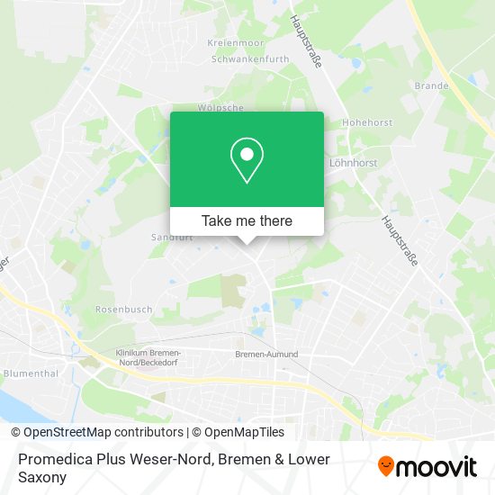 Promedica Plus Weser-Nord map