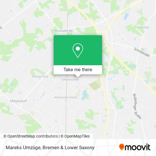 Mareks Umzüge map
