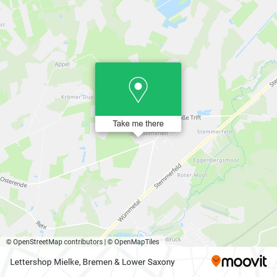 Lettershop Mielke map