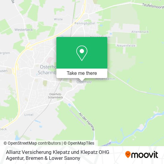 Allianz Versicherung Klepatz und Klepatz OHG Agentur map