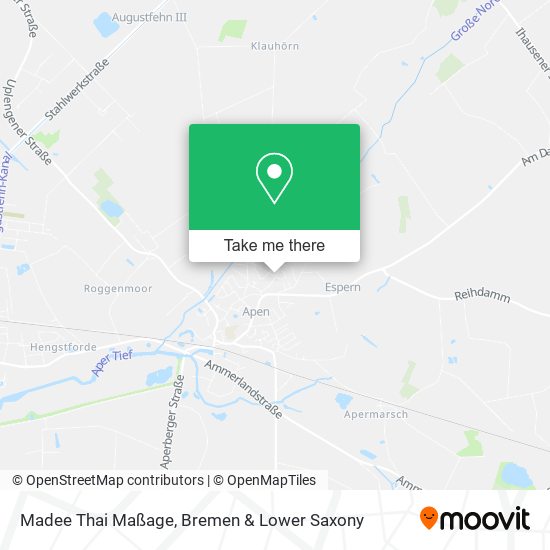 Madee Thai Maßage map