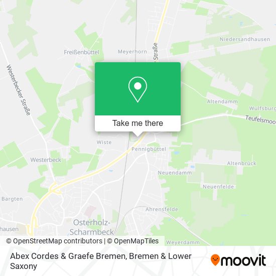 Abex Cordes & Graefe Bremen map