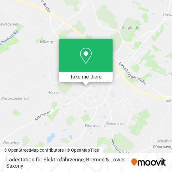 Ladestation für Elektrofahrzeuge map
