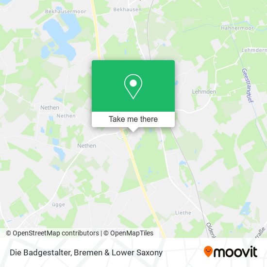 Die Badgestalter map