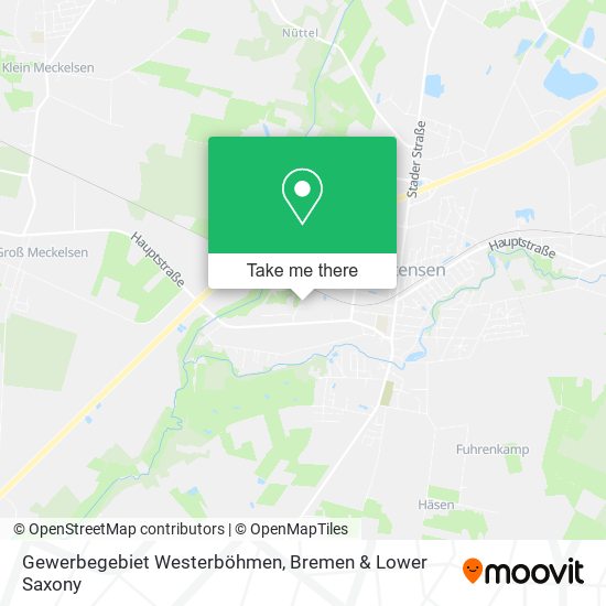 Gewerbegebiet Westerböhmen map