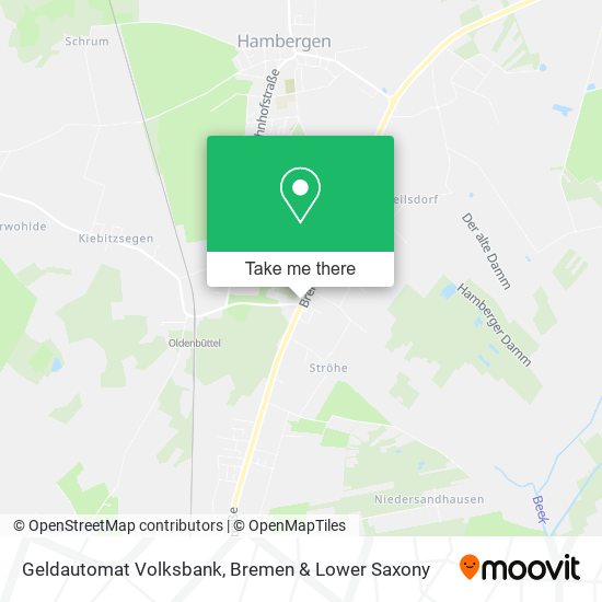 Geldautomat Volksbank map