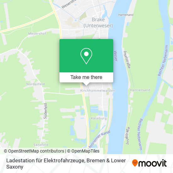 Ladestation für Elektrofahrzeuge map
