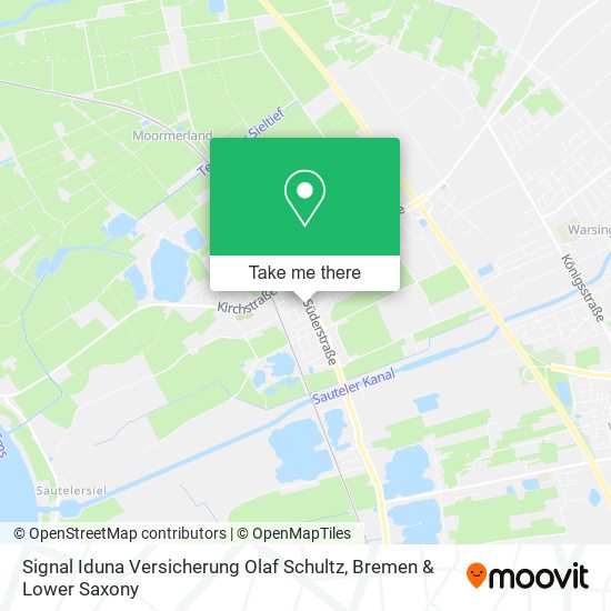 Карта Signal Iduna Versicherung Olaf Schultz