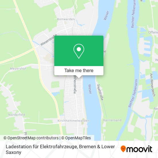 Ladestation für Elektrofahrzeuge map