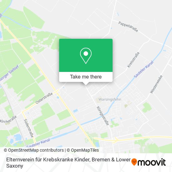 Elternverein für Krebskranke Kinder map