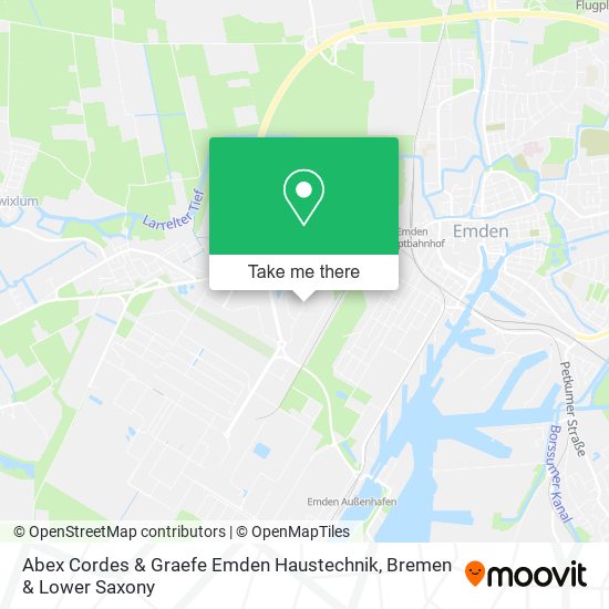 Abex Cordes & Graefe Emden Haustechnik map