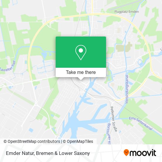 Emder Natur map
