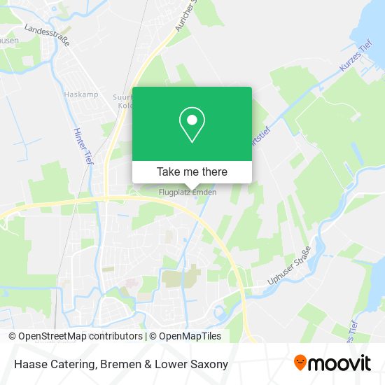 Haase Catering map