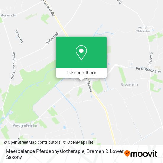 Meerbalance Pferdephysiotherapie map