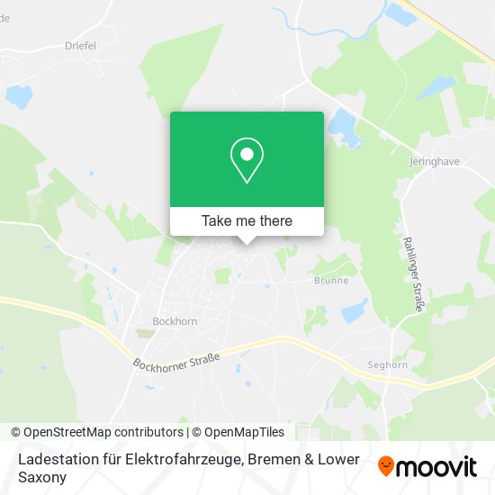 Ladestation für Elektrofahrzeuge map