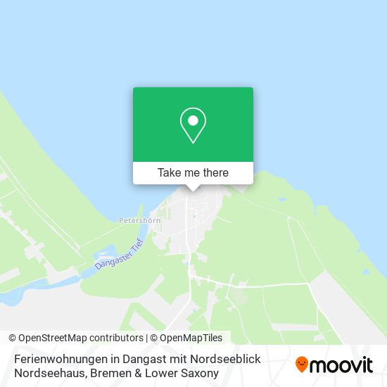Ferienwohnungen in Dangast mit Nordseeblick Nordseehaus map