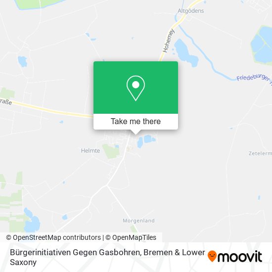 Bürgerinitiativen Gegen Gasbohren map