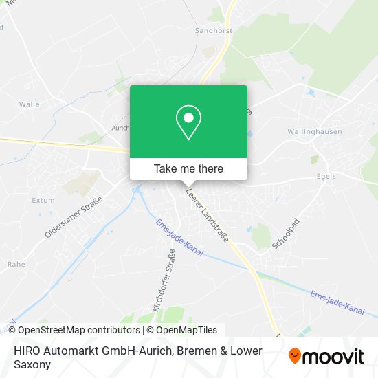 HIRO Automarkt GmbH-Aurich map
