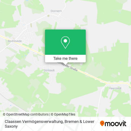 Claassen Vermögensverwaltung map