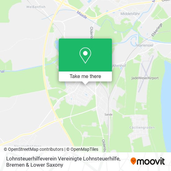 Lohnsteuerhilfeverein Vereinigte Lohnsteuerhilfe map