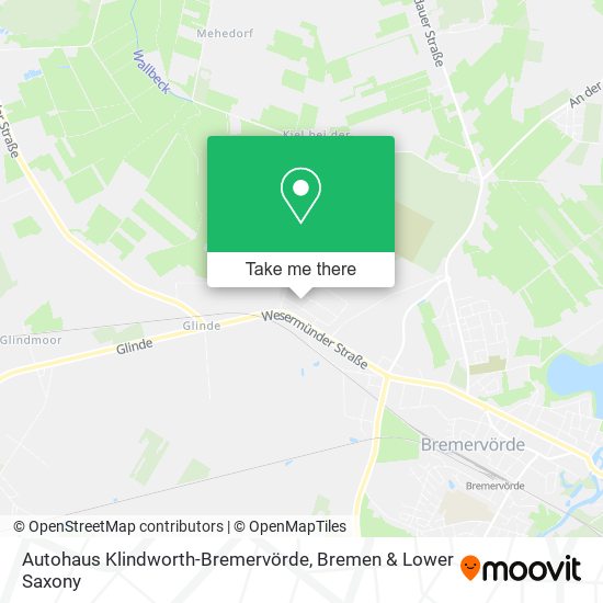 Autohaus Klindworth-Bremervörde map
