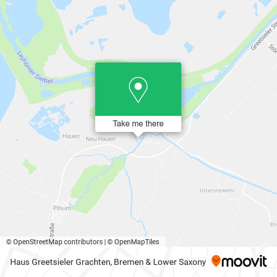 Haus Greetsieler Grachten map