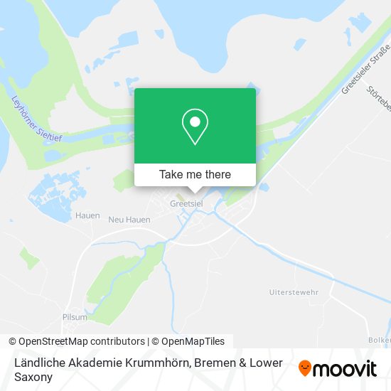Ländliche Akademie Krummhörn map