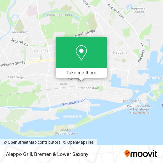 Aleppo Grill map