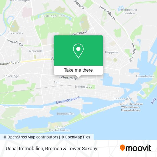 Uenal Immobilien map