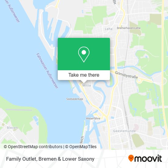 Family Outlet map