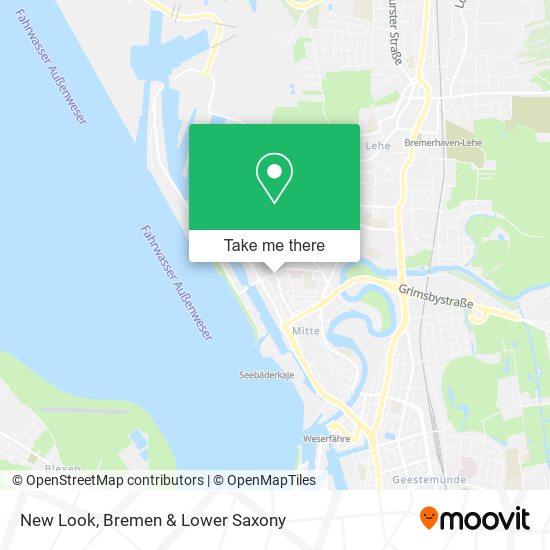 New Look map