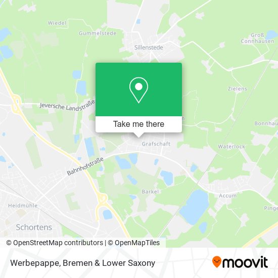 Werbepappe map