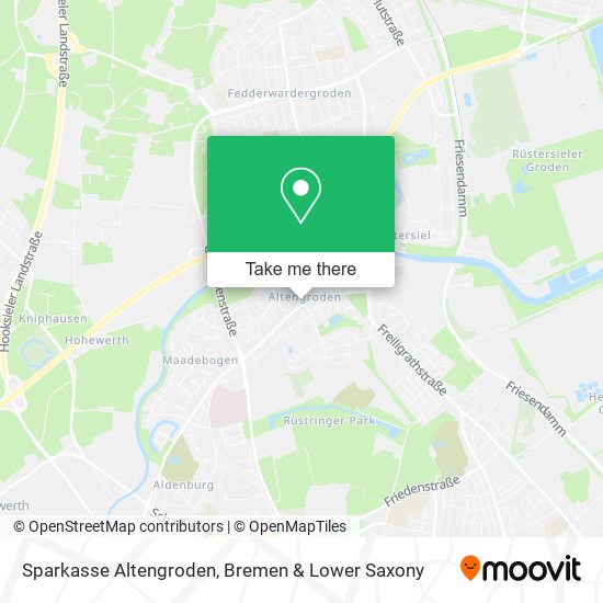Sparkasse Altengroden map