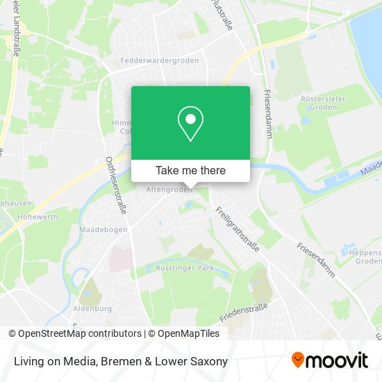 Living on Media map