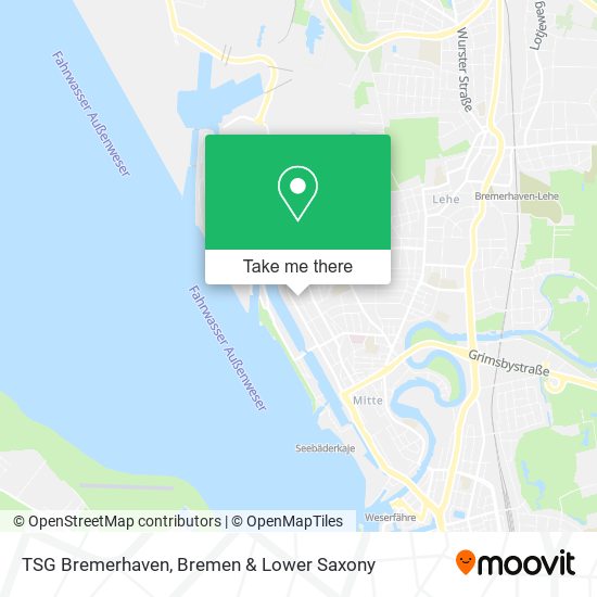 TSG Bremerhaven map