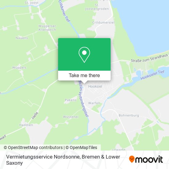 Vermietungsservice Nordsonne map